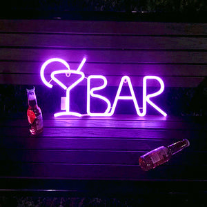 Bar Neon LED Licht Schild - Loved Lights