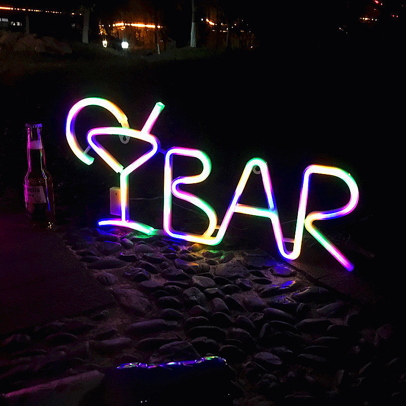 Bar Neon LED Licht Schild - Loved Lights