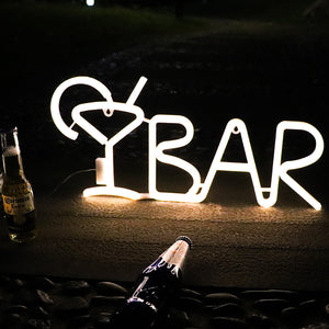 Bar Neon LED Licht Schild - Loved Lights