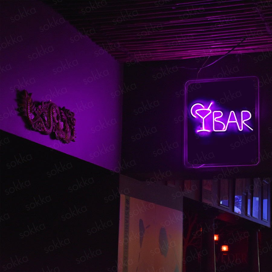 Bar Neon LED Licht Schild - Loved Lights