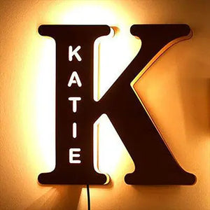 Custom Letter Lights - Loved Lights