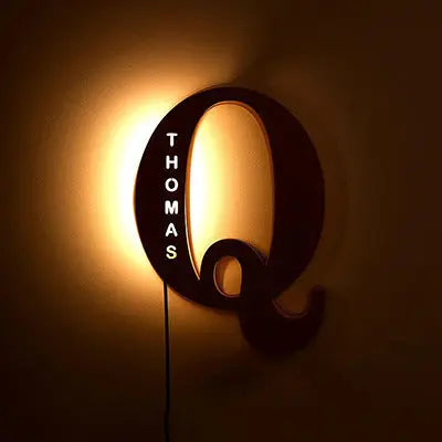 Custom Letter Lights - Loved Lights