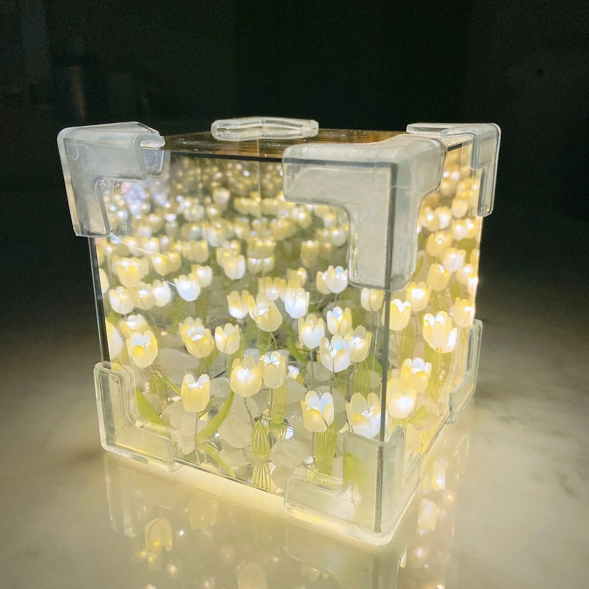 DIY Eternal Flower Field Light - Loved Lights