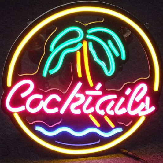 Neon Cocktail Bar LED Light - Loved Lights