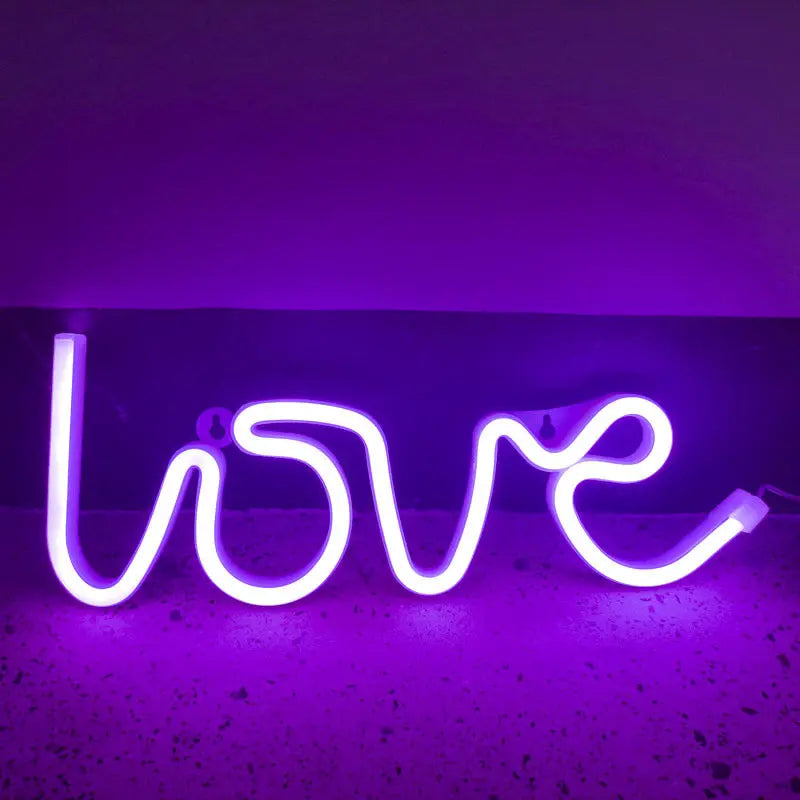 Neon Love LED Light - Loved Lights