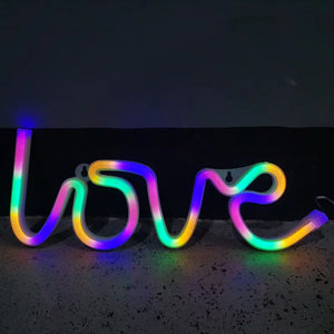 Neon Love LED Light - Loved Lights